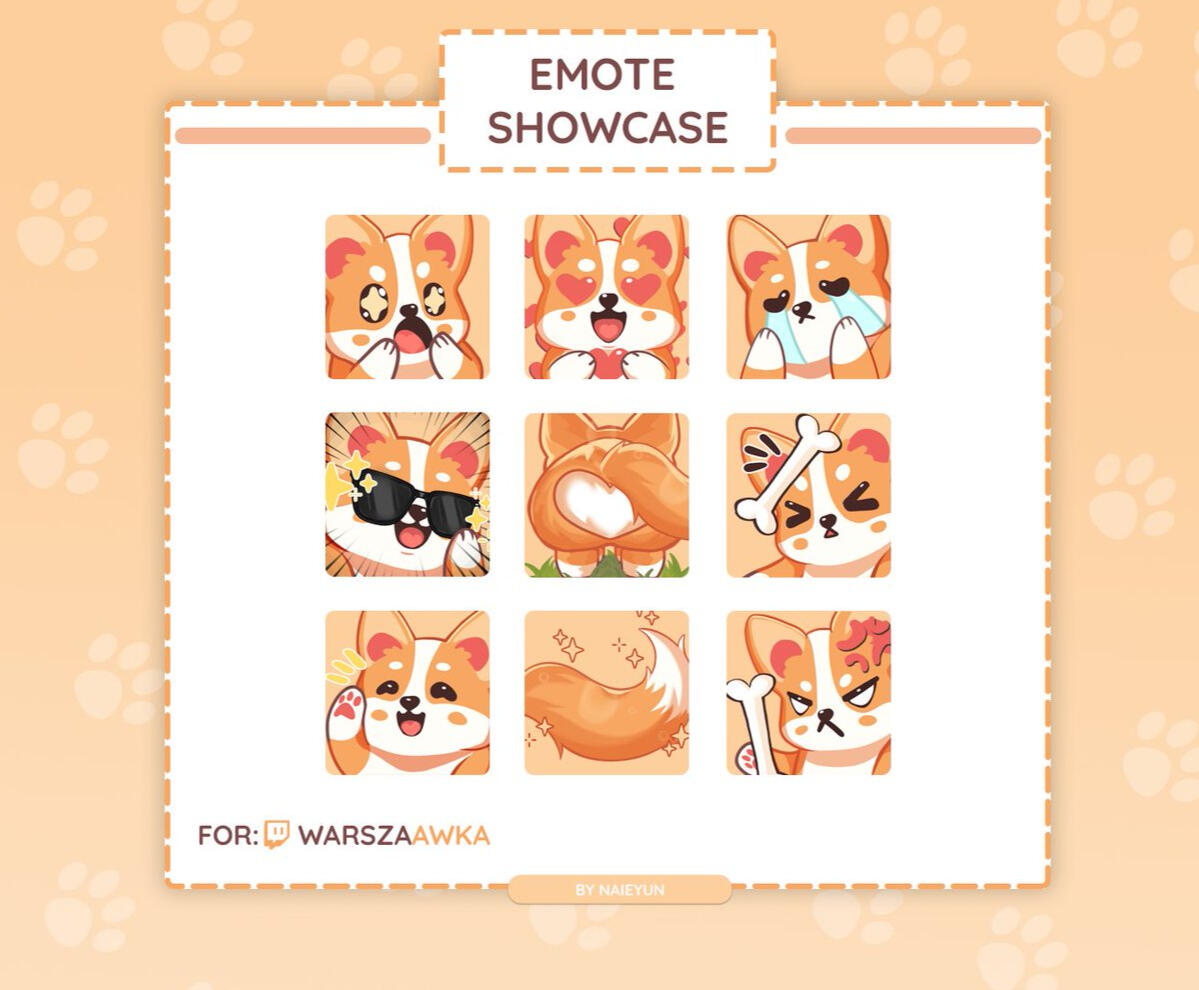 Twitch Warszawka streamer emotes Twitch Warszawka streamer emotes